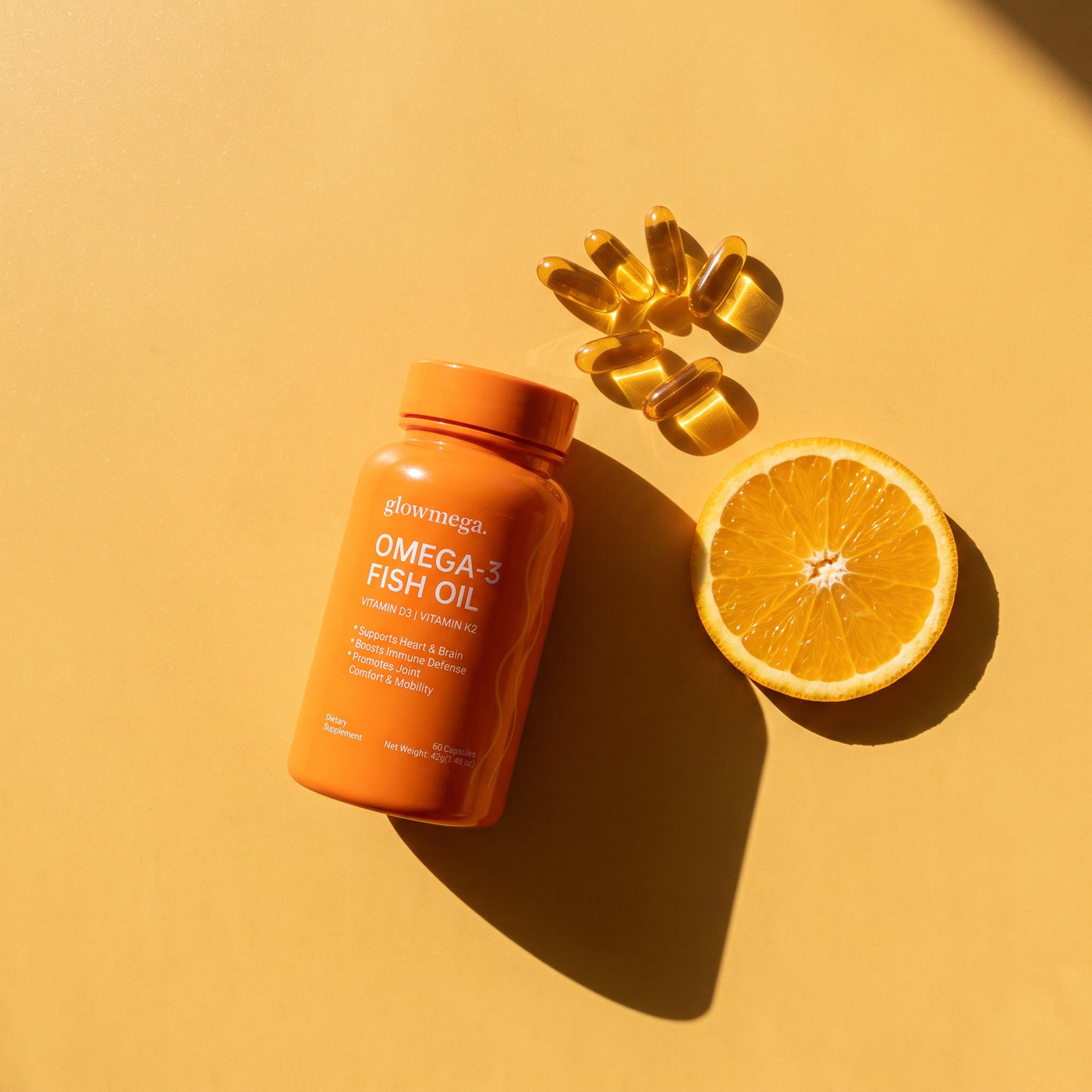 Omega-3 Fish Oil with Vitamin D3 + K2-7